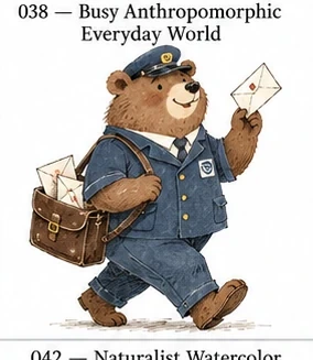 #038 Busy Anthropomorphic Everyday World