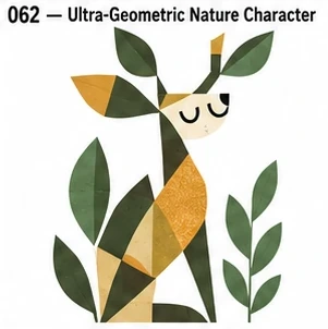 #062 Ultra-Geometric Nature Character