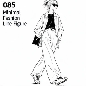#085 Minimal Fashion Line Figure