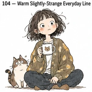 #104 Warm Slightly-Strange Everyday Line