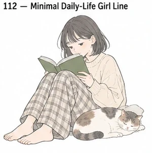#112 Minimal Daily-Life Girl Line
