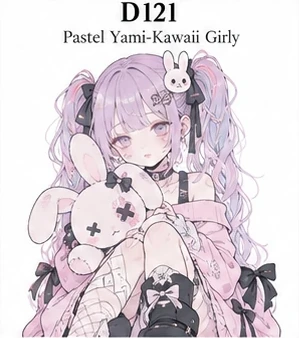 #121 Pastel Yami-Kawaii Girly