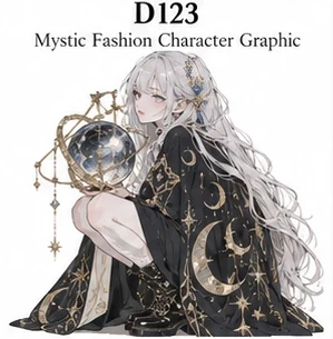 #123 Mystic Fashion Character Graphic