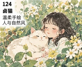 #124 Gentle Nature Dreambook Illustration
