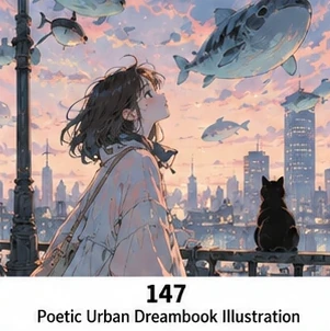 #147 Poetic Urban Dreambook Illustration