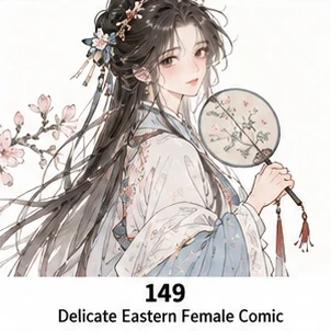 #149 Delicate Eastern Female Comic