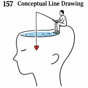 #157 Conceptual Line Drawing