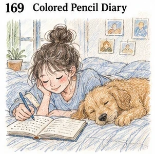 #169 Colored Pencil Diary
