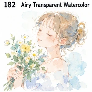 #182 Airy Transparent Watercolor