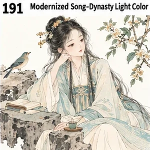 #191 Modernized Song-Dynasty Light Color