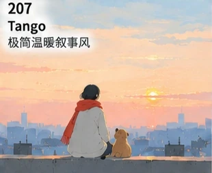 #207 极简温暖叙事风