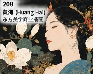 #208 东方美学商业插画