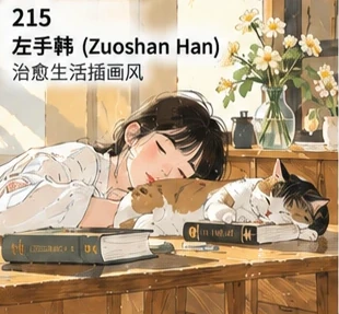 #215 治愈生活插画风