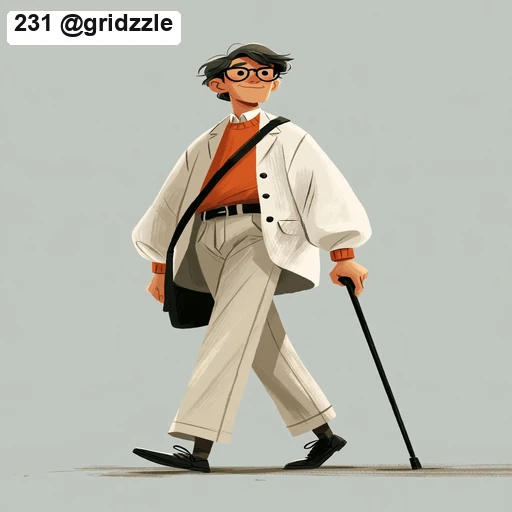 #231 Chic Urban Editorial Motion Character