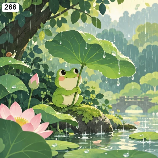 #266 Forest Children Storybook Illustration