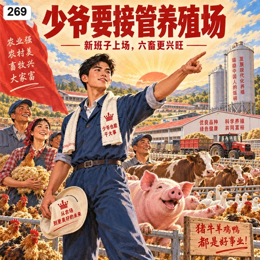 #269 Socialist Realist Propaganda Poster