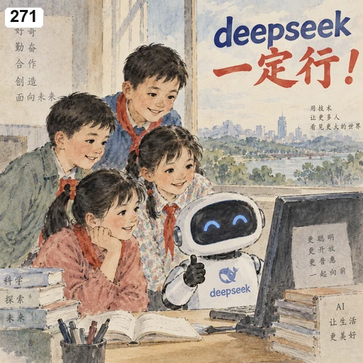 #271 1980s-1990s Chinese Textbook Illustration