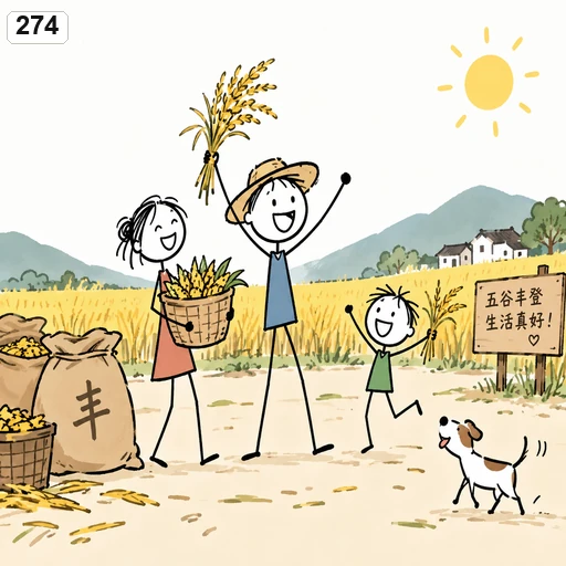 #274 Hand-Drawn Stick Figure Cartoon