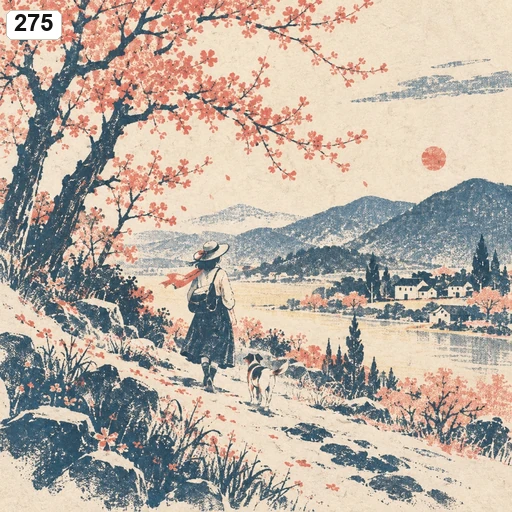 #275 Vintage Risograph and Silkscreen Print Illustration