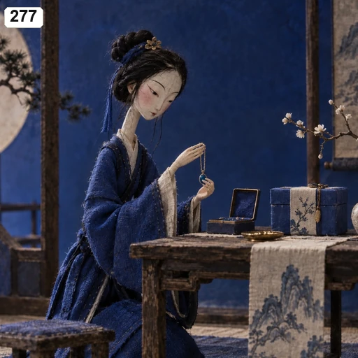 #277 Vintage Chinese Handmade Puppet Stop-Motion Animation